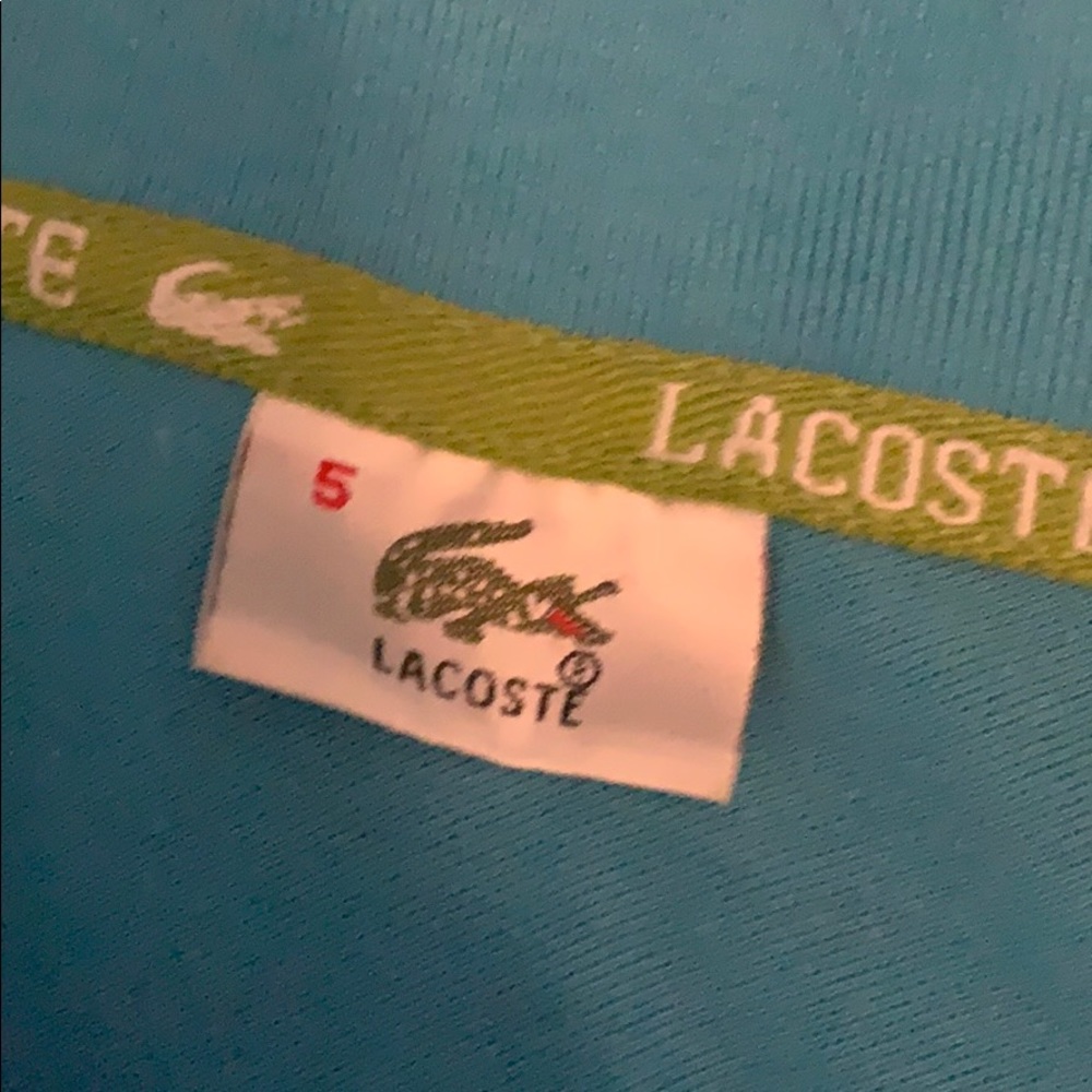 Blue lacoste polo - Picture 2 of 4
